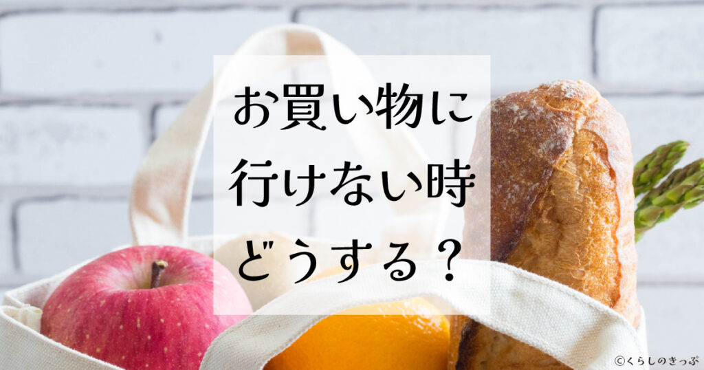 お買い物に行けない時どうする　トップ画像